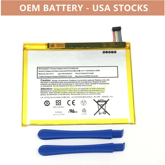 YANI- New Battery 58-000127 St11 For Amazon Fire Hd 8 (5Th Generation) - 2015 Release