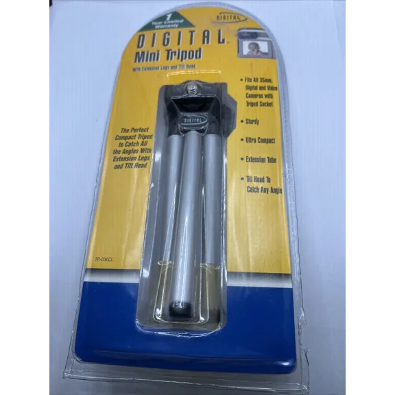 YANI- New Digital Concepts Mini Tr-036Cl Tripod With Extension Legs & Tilt Head