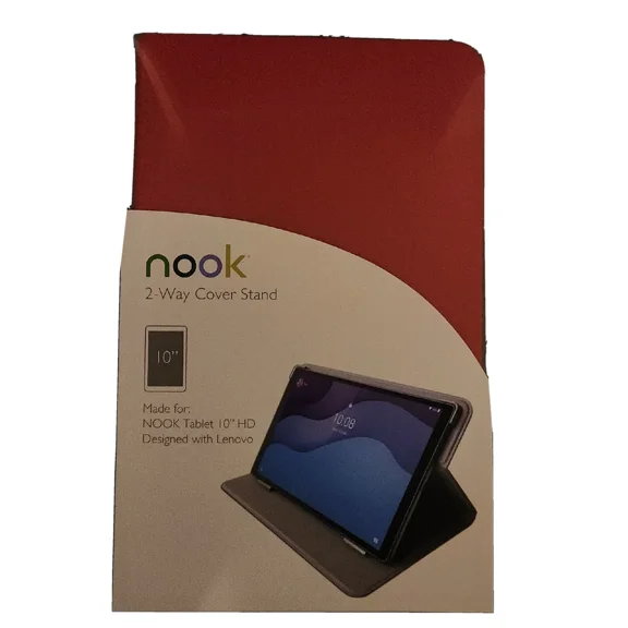YANI- Nook Blue Smart Keyboard 2-Way Cover Stand For 10.0 Hd Tablet Red Bnib