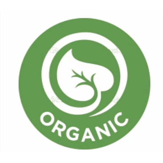 YANI -Organic Labels 1000 Each Per Roll Size 1 Round Oval Stickers