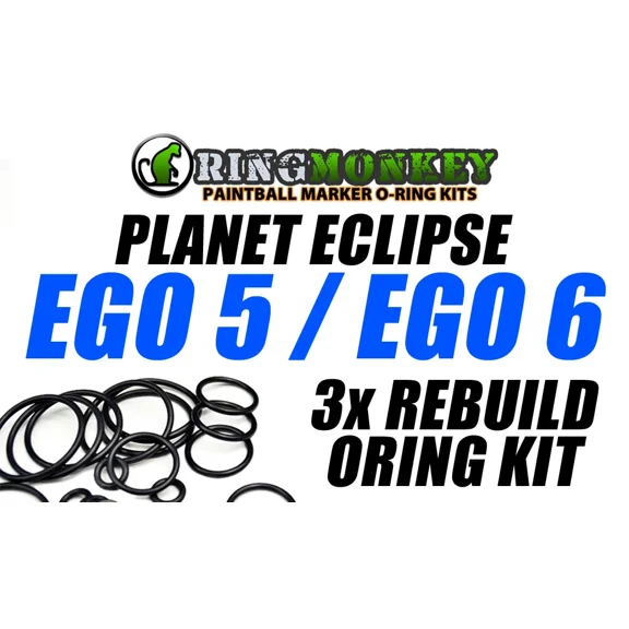 YANI -Planet Eclipse 05 Ego 5 / 06 Ego 6 Oring Kit - 3X Rebuild O-Rings