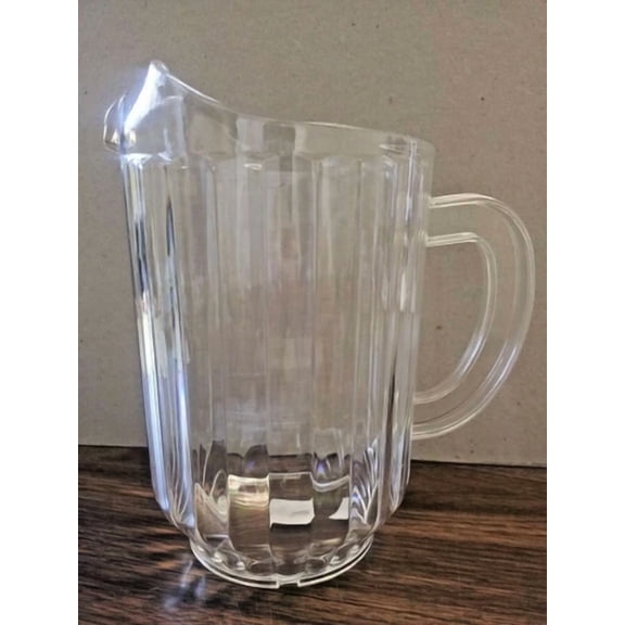 YANI -Plastic Pitcher 60 Oz Clear Bar Style Poly Carbon Beer/Beverage(One Each) Nsf