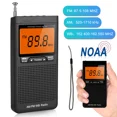 thumbnail image 1 of YANI -Pocket AM FM Radio Auto-Search NOAA Emergency Receiver Battery Operated Portable, 1 of 6