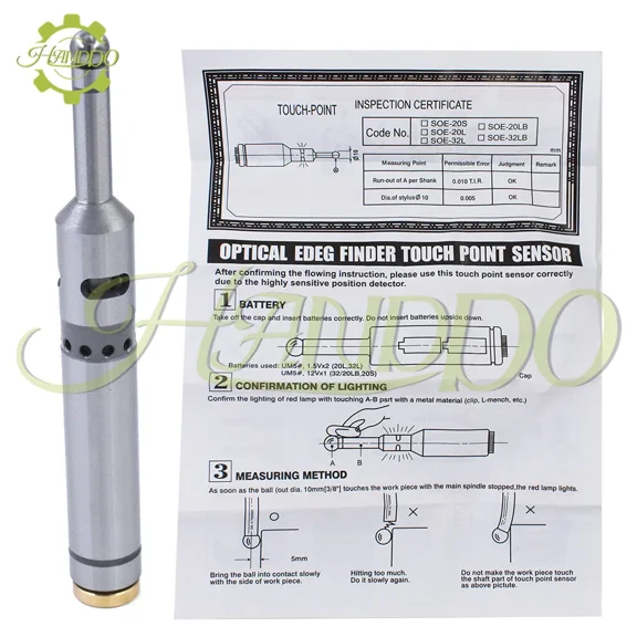 YANI -Precision Touch Point Sensor Electronic Optical Edge Finder Led Beep
