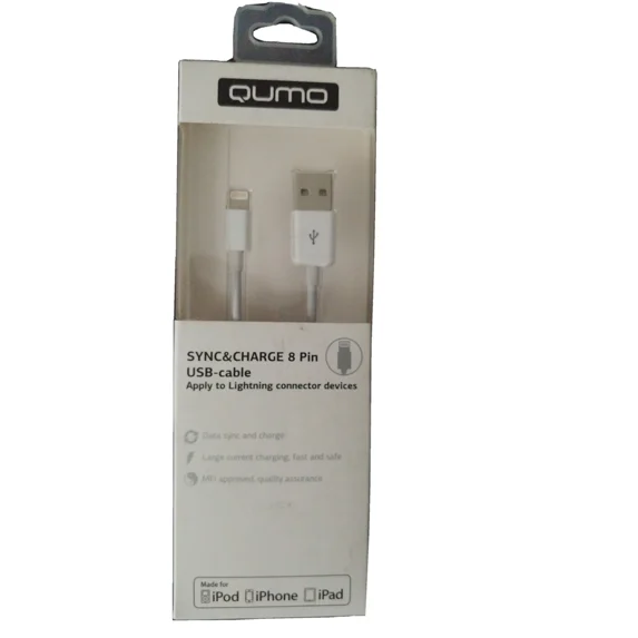 YANI- Qumo Sync & Charge Cable, 8 Pin