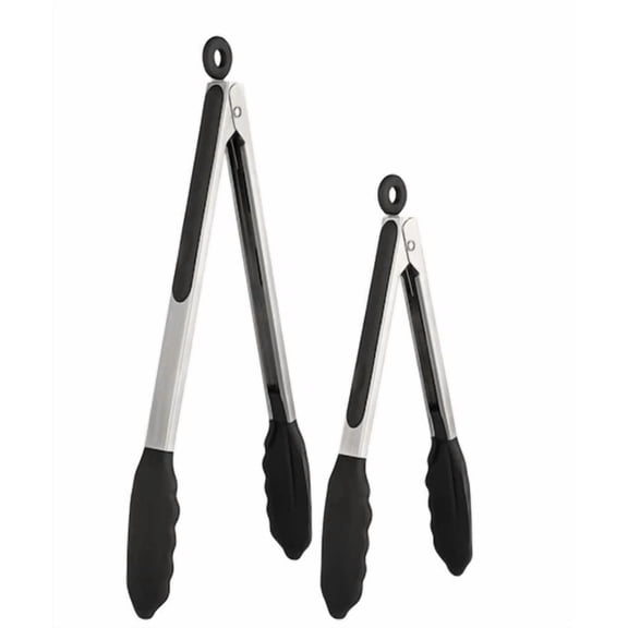 YANI - Sleek And Functional Kitchen Tong Set 12In And 9In