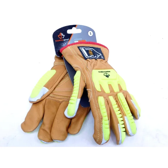 YANI -Small Superior Endura Oilbloc Cut-Resistant Anti-Impact Leather Work Gloves