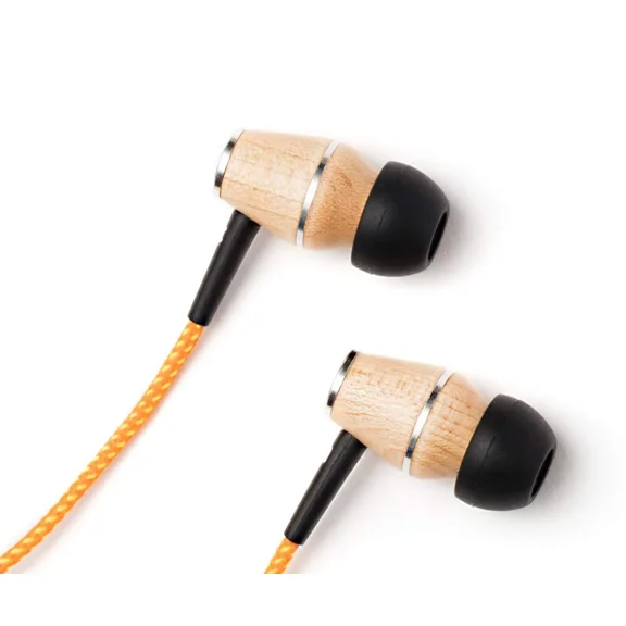 YANI- Symphonized Xtc Ear Noise-Isolating Headphones With Microphone (Orange Stripe)