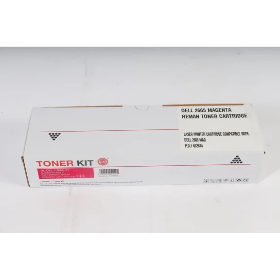 YANI- Toner Kit Nl-Del C2660 Hy Dell 2665 Magenta Reman Toner Cartridge