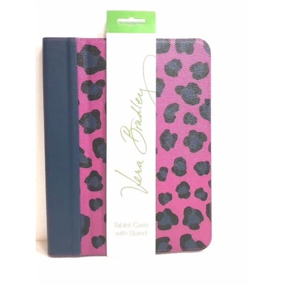 YANI- Vera Bradley Tablet Case With Stand Leopard Spots Graduation New With Tags Nwt