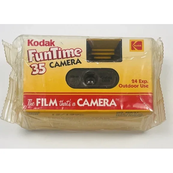 YANI- Vtg Kodak Funtime 35 Camera Disposable 35Mm Film 24 Exposure Outdoor 12/96 Nip