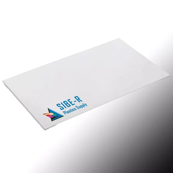 YANI -White Polystyrene Plastic Sheet - 0.125 Thick - 12 X 24 - Vacuum Forming