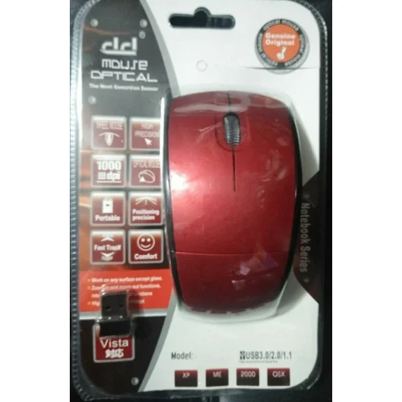 YANI- Wireless Mouse, 3.0G Portable Optical Silent Ergonomic Wireless Computer Mouse