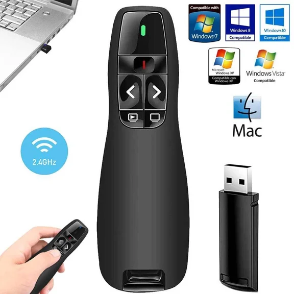 YANI -Wireless Presenter,Presentation Remote Control Pen PPT Remote Controller Clicker
