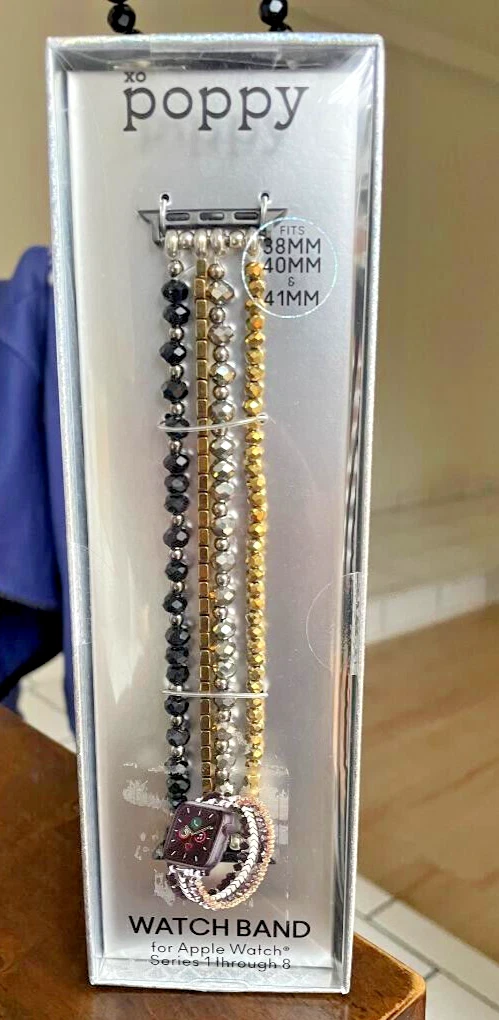 YANI- Xo Poppy Watch Band For Apple Watch Series 1 - 8 Fits 38 Mm 40 Mm 41 Mm