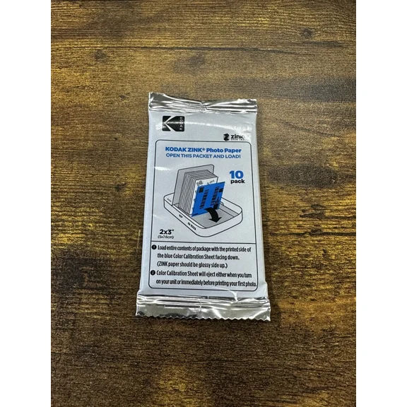 YANI- Zink 2" X 3 Instant Photo Sticker Paper Pack Of 10 Sheets Kodak