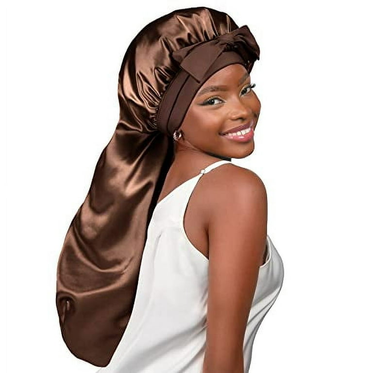 YANIBEST Silk Bonnet for Sleeping Braid Bonnet for Long Hair with