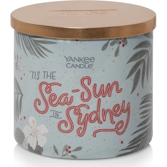 YANKEE CANDLE ‘TIS THE SEA-SUN IN SYDNEY HOLIDAY 3-WICK CANDLE