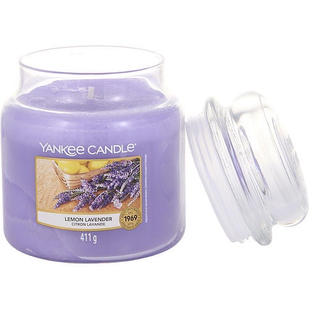 YANKEE CANDLE by Yankee Candle, LEMON LAVENDER SCENTED MEDIUM JAR 14.5 OZ