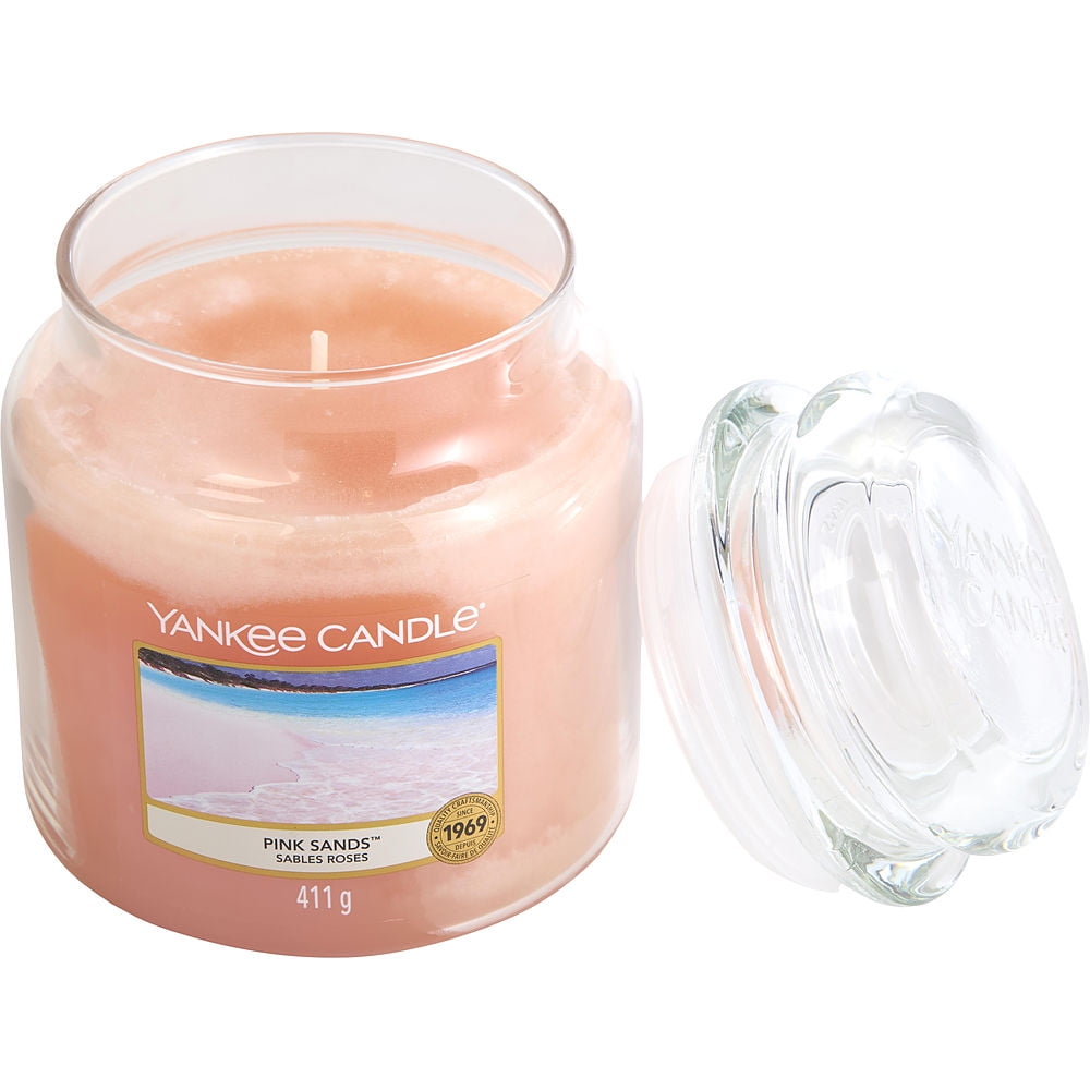 YANKEE CANDLE by Yankee Candle Yankee Candle PINK SANDS SCENTED MEDIUM JAR 14.5 OZ UNISEX