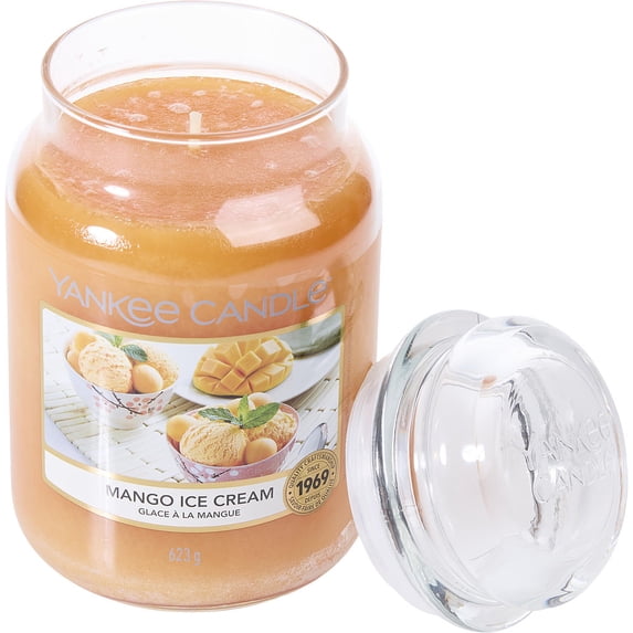 YANKEE CANDLE by Yankee Candle Yankee Candle MANGO ICE CREAM SCENTED LARGE JAR 22 OZ UNISEX