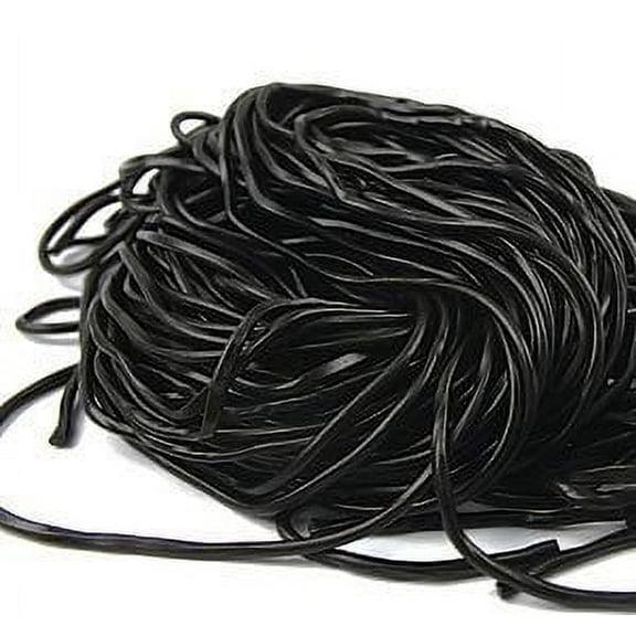 YANKEETRADERS Black Licorice Laces 2 lb Bag