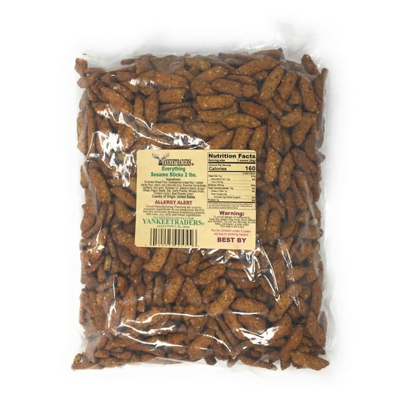 YANKEETRADERS Brand, Everything Sesame Snack Sticks, 32 Oz. Bag