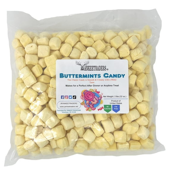 YANKEETRADERS Butter Mints, 2 lbs.