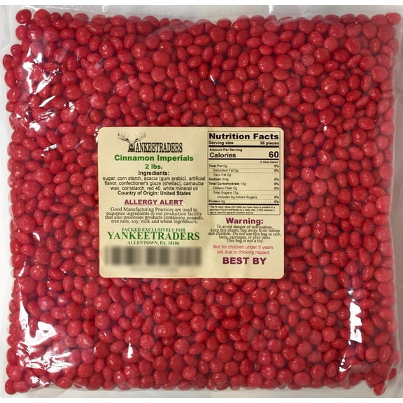 YANKEETRADERS Cinnamon Imperials - 2 lbs.