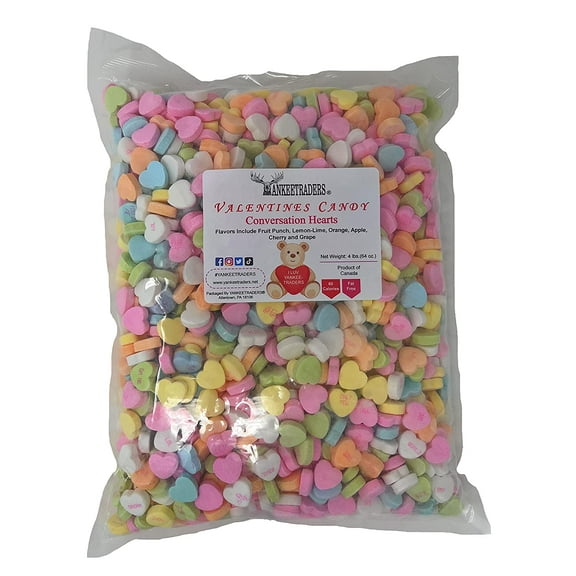 YANKEETRADERS Conversation Hearts - 4 lbs.
