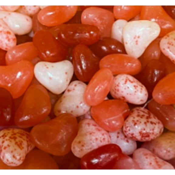 YANKEETRADERS Fruity Jelly Hearts, 3 Flavors: Strawberry, Cherry, Fruit, 60 OZ.
