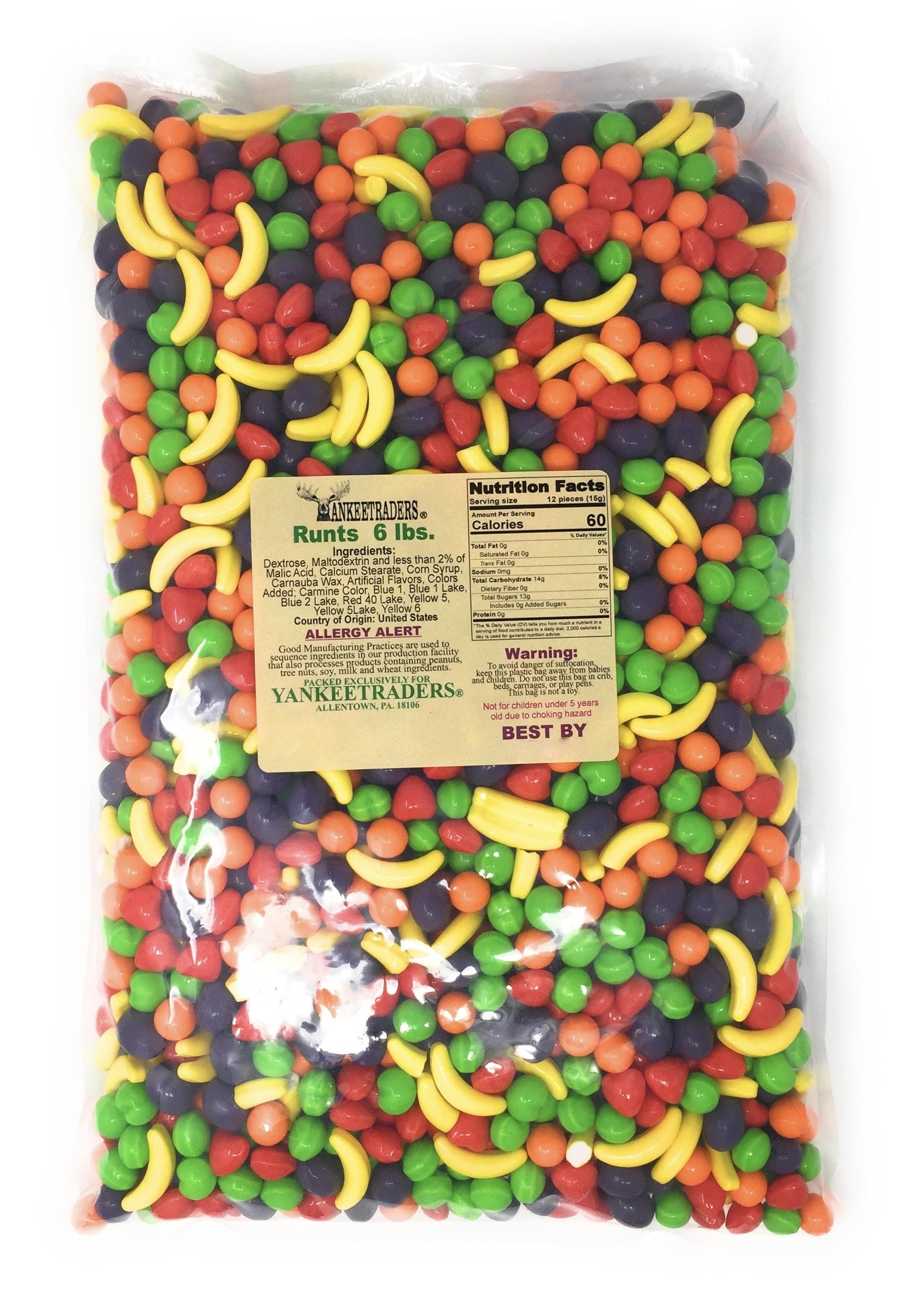 YANKEETRADERS Runts Fruit Candy - 6 lbs. - Walmart.com