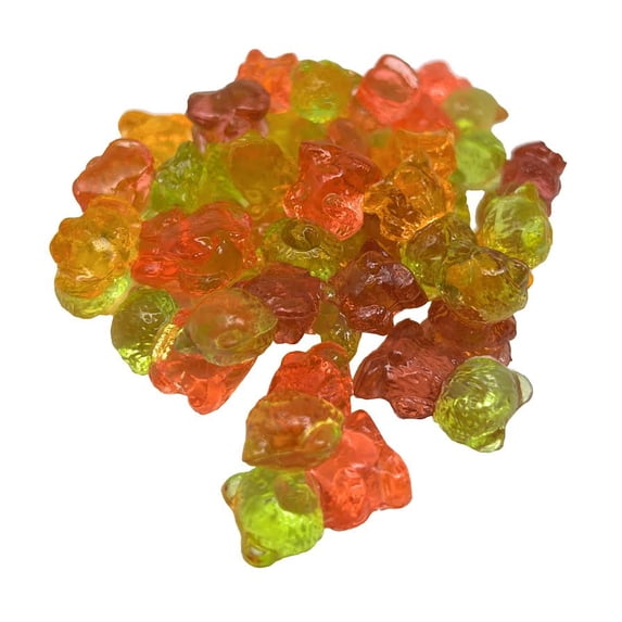YANKEETRADERS® Sugar-Free 4D Little Gummy Bears Candy, Assorted Fruit Flavors - 2 Pound Bag