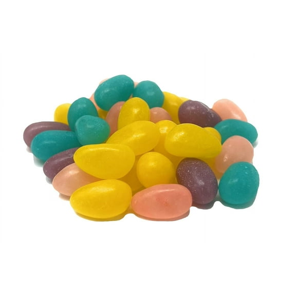 YANKEETRADERS Sweet and Sour Jelly Bean Eggs, Assorted Fruity Flavors, 2 Pound