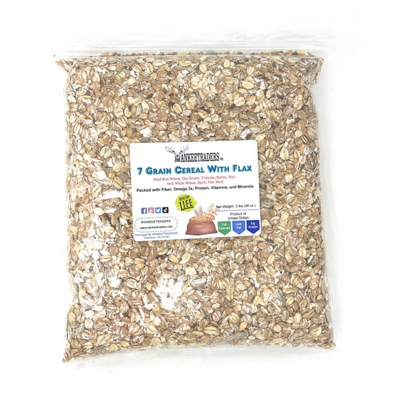 YANKEETRADERS Wholly Tasty 7 Grain Cereal with Flax - 2 lbs.