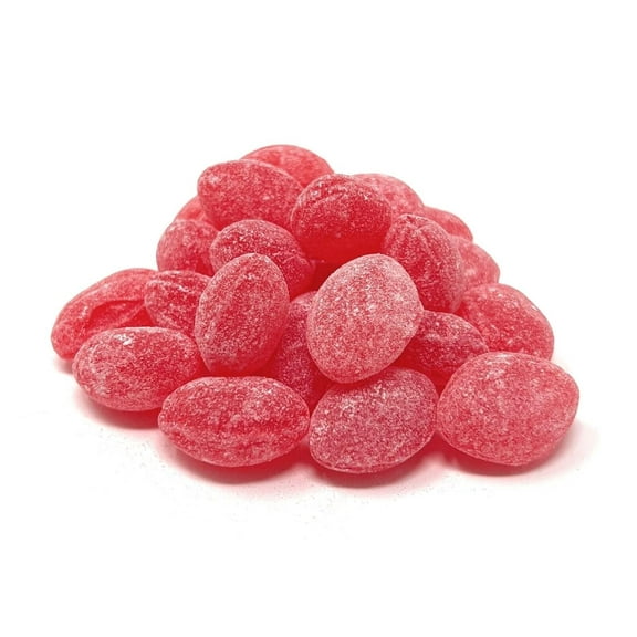 YANKEETRADERS Wild Cherry Hard Sanded Candy Drops, 40 Oz. Bag