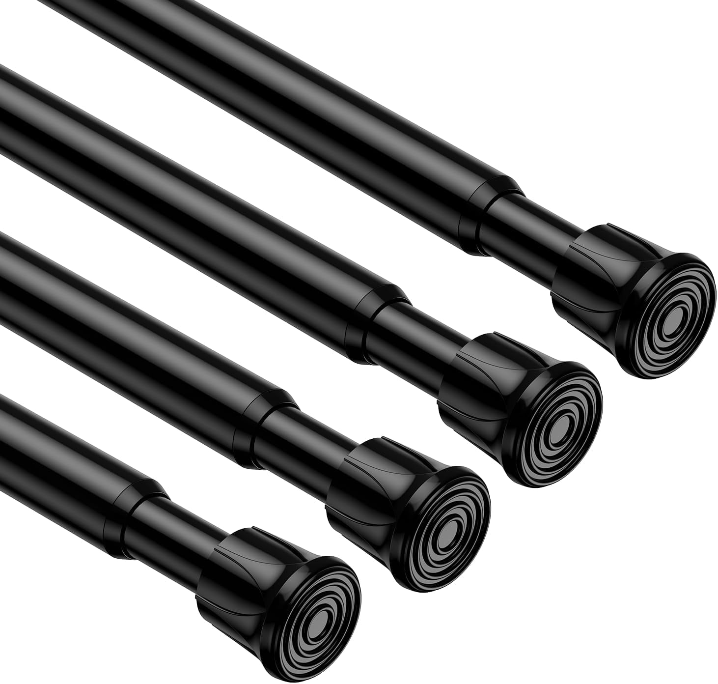 YANLIN-4 Pack Spring Tension Rods 28-43 Inches,5/8