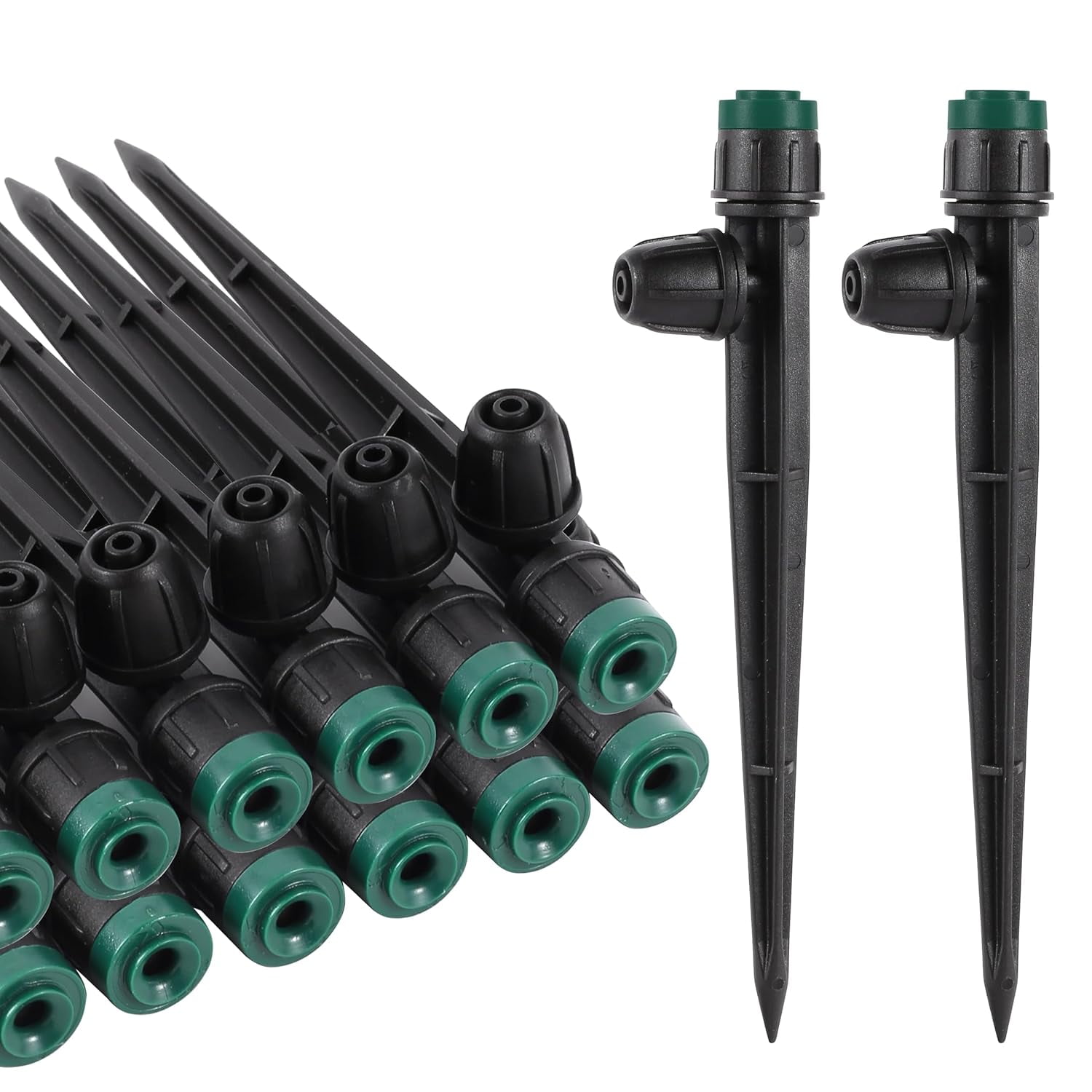 YANLIN-40Pcs Drip Irrigation Emitters Sprayers for 1/4