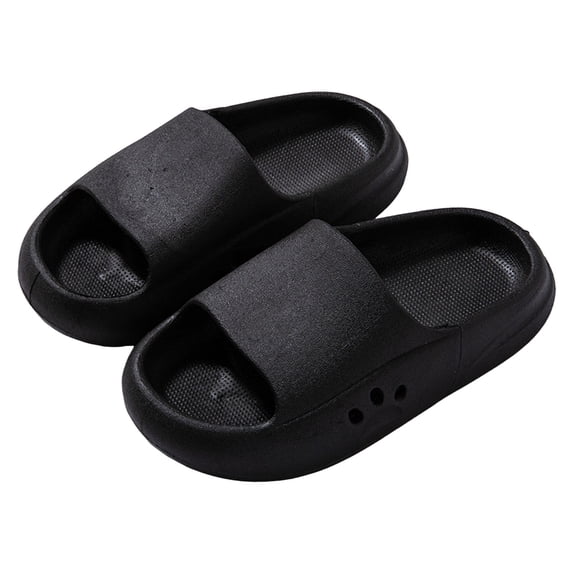 YANNKITH Unisex Solid EVA Slide Sandals Drainage Quick Dry Pool Christmas