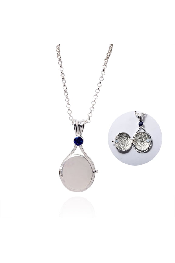 Classic TV Mermaid Openable and Closable Necklace Fashion Mermaid Shell Silver Plated Necklace Pendant For Women Jewelry Valentine's Day Gift