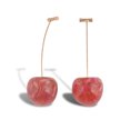 thumbnail image 1 of YANONELRY Cute Sweet Cherry Resin Women Earrings - Y2K Sweet Exquisite Playful Style Trendy Dainty Jewelry - for Women Valentine's Day Earrings Gift, 1 of 5