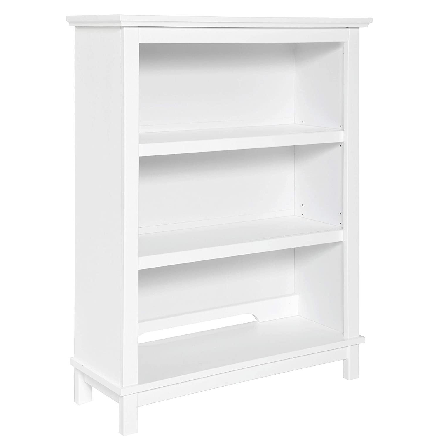 White Adjustable Tiered Shelf Nursery Bookcase