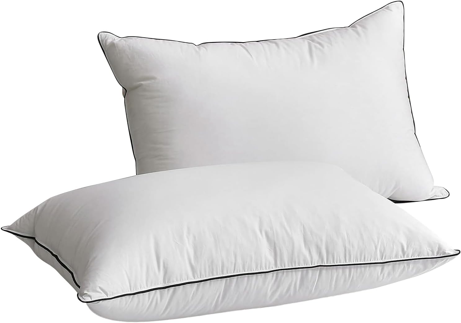 YANRUI Hungarian Goose Down Pillow Queen Size Set of 2, Ultimate