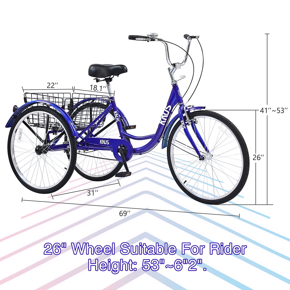 womens bike size inches
