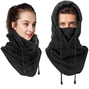 YANSION Balaclava Face Mask Winter Windproof Ski Mask for Men Women Thermal Fleece Motorcycle Masks Neck Warmer Fashion Face Cover