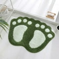 thumbnail image 1 of YANSION Bathroom Rugs Mats Water Absorbent Non-Slip Mat Used in Bathroom, Shower, Room, Etc.Soft Microfiber Bath Mat Machine Washable Bath Mat Big Feet Bathroom Mat ( Sage Green 16x24''), 1 of 8