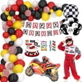 thumbnail image 1 of YANSION Boys' Birthday Party Decorations Race Cars Party Decorations, Race Car Birthday Decorations Cars Party Supplies, Racing Car Balloon Garland kit, 1 of 8