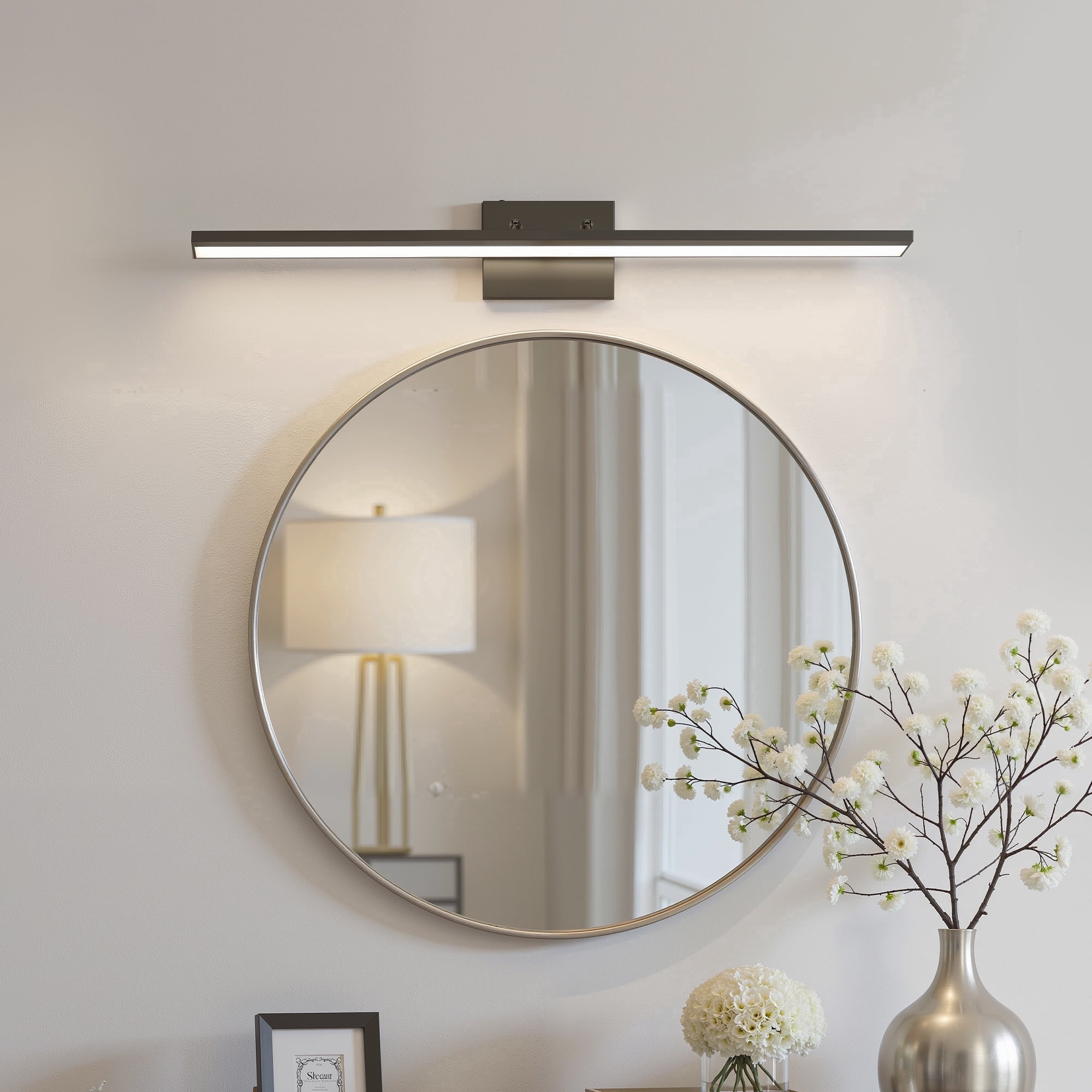 YANSUN 39.4 in LED Dimmable Light Bar, 3CCT Dimmable Super Slim Lighting Fixture for Bathroom & Makeup Vanity