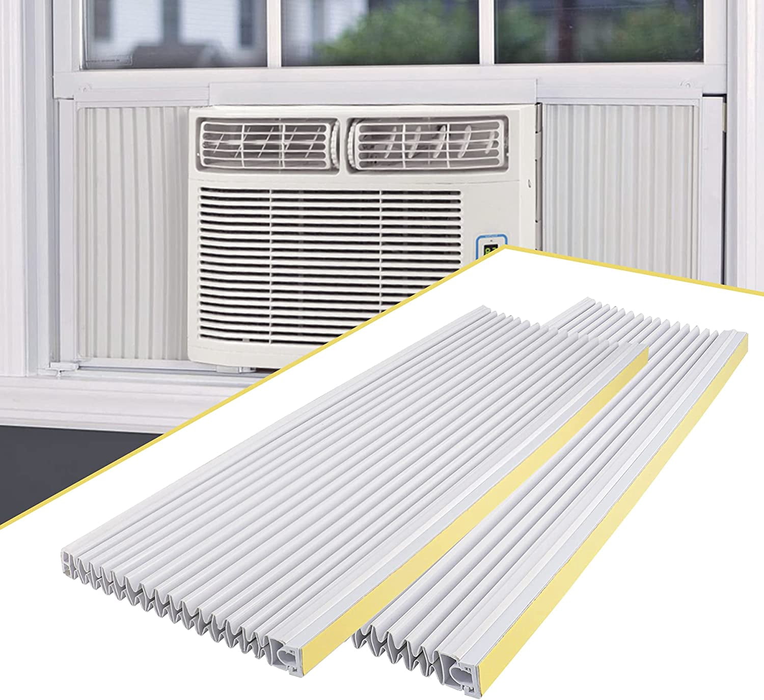 YANTON Air Conditioner Side Panel Kit for Window AC Units, Fits Up to ...