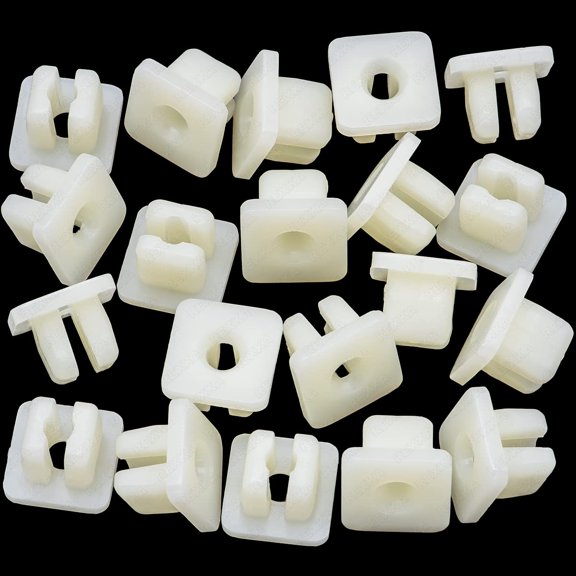 YANTONG 20pcs Nylon Screw Grommets 3/16 Screw Size for Tailgate Protector Toyota Tundra Tacoma 90189-06010 Nissan Infiniti Honda Mazda